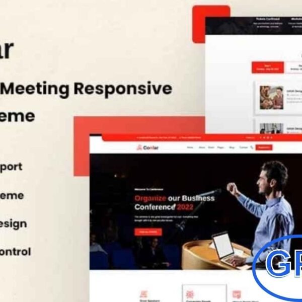 Confar – Conference & Event WordPress Theme Confar is a professional WordPress theme designed for conferences, seminars, and corporate events. Its clean, modern, and well-organized layout makes it easy to showcase event schedules, speakers, venues, and registration details.