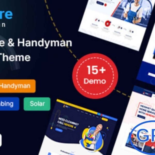 Hendre v1.0.0 – Repaire, Plumbing & Handyman Services WordPress Theme