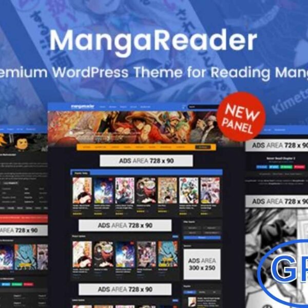 MangaReader – Manga & Comic WordPress Theme MangaReader is a sleek and modern WordPress theme designed for manga, comic, and graphic novel websites. With its clean and visually appealing layout, the theme provides an enjoyable reading experience for visitors while keeping navigation simple and intuitive.