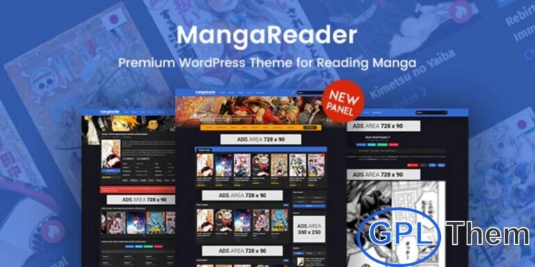 MangaReader – Manga & Comic WordPress Theme MangaReader is a sleek and modern WordPress theme designed for manga, comic, and graphic novel websites. With its clean and visually appealing layout, the theme provides an enjoyable reading experience for visitors while keeping navigation simple and intuitive.