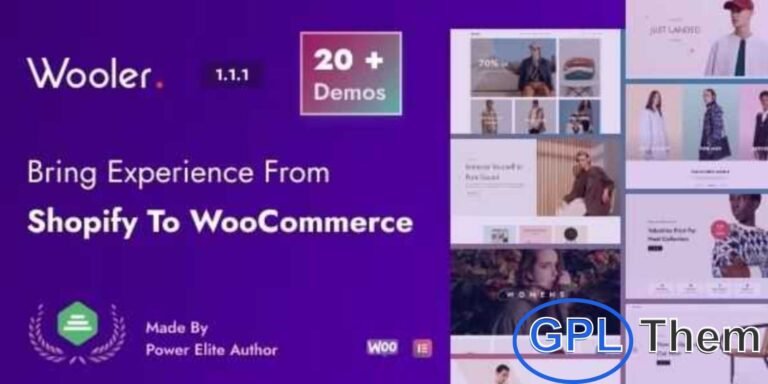 Wooler – Conversion-Optimized WooCommerce WordPress Theme Wooler is a premium WooCommerce WordPress theme designed to help online store owners create highly effective and conversion-focused eCommerce websites.