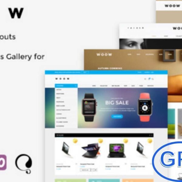 WOOW – Responsive WooCommerce WordPress Theme WOOW is a premium, fully responsive WooCommerce WordPress theme designed to create stunning online stores with ease. Its clean, modern, and distraction-free design ensures the best shopping experience for your customers.