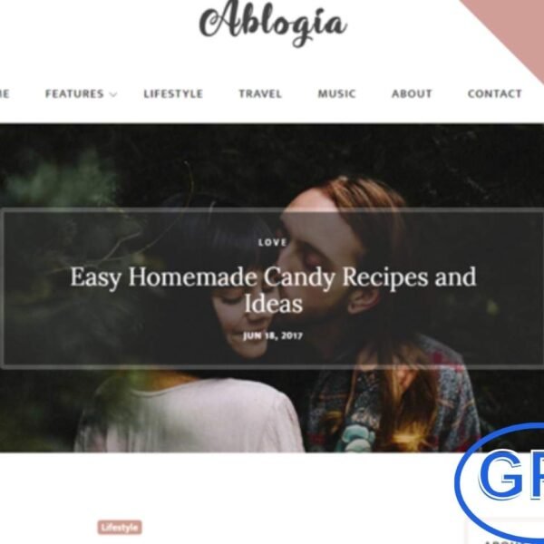 Ablogia v1.0 – Personal Blog WordPress Theme