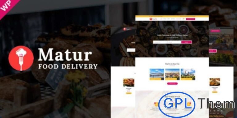 Matur – Food Delivery & Ordering WordPress Theme Matur is a powerful and responsive WordPress theme designed for food delivery, catering, and online ordering businesses. Built on the reliable Twitter Bootstrap framework, it ensures a flawless experience across all devices, from desktops to smartphones.