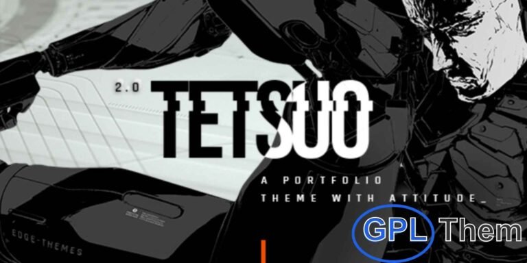 Tetsuo – Portfolio & Creative Industry WordPress Theme Tetsuo is a modern and responsive WordPress theme designed for creative professionals, including designers, artists, freelancers, and agencies.