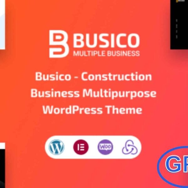 Busico – Multipurpose Business & Technology WordPress Theme Busico is a professional and modern WordPress theme designed for construction companies, technology businesses, and corporate websites. Perfect for showcasing projects, services, and company portfolios, it provides a sleek and visually appealing design to engage clients effectively.