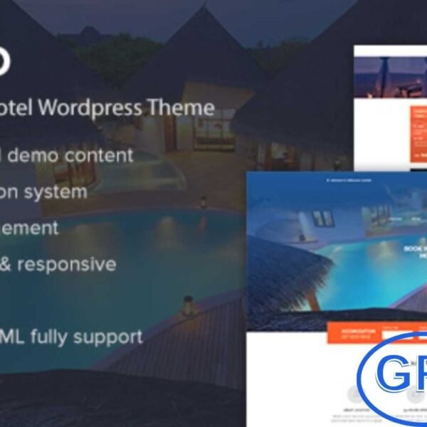 Mojado – Mobile-Friendly Hotel WordPress Theme Mojado is a modern and fully responsive WordPress theme designed for hotels, resorts, and hospitality businesses. Packed with powerful features, it allows you to create a high-performance, visually appealing website that impresses visitors from the first glance.