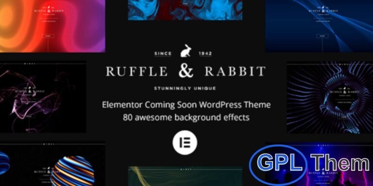 Rabbit – Exclusive Coming Soon WordPress Theme Rabbit is a minimal and responsive WordPress theme designed for coming soon pages, landing pages, and one-page business websites.