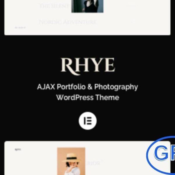 Rhye – AJAX Portfolio WordPress Theme Rhye is a sleek and responsive AJAX-powered WordPress portfolio theme designed for creatives, designers, photographers, and agencies.