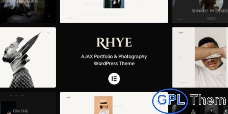 Rhye – AJAX Portfolio WordPress Theme Rhye is a sleek and responsive AJAX-powered WordPress portfolio theme designed for creatives, designers, photographers, and agencies.