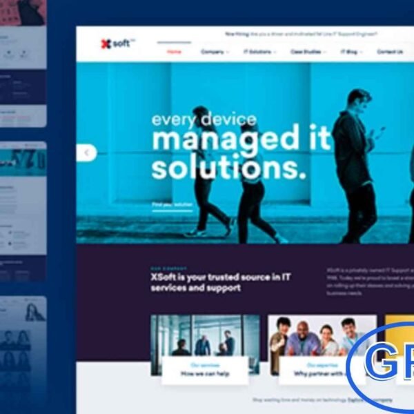 Nanosoft v1.2.7 – WP Theme for IT Solutions and Services Company