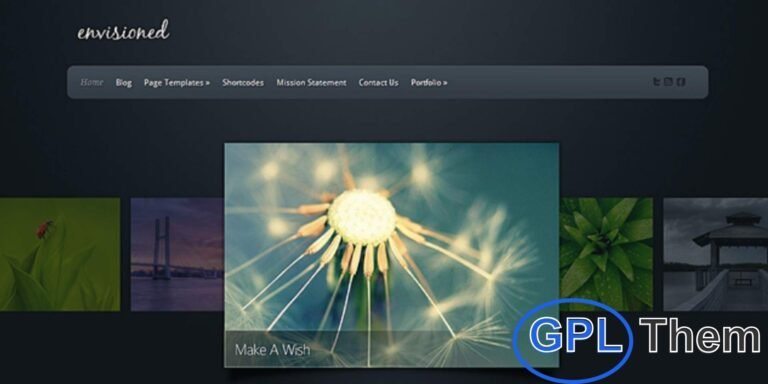 Elegant Themes Envisioned – Creative WordPress Theme The Envisioned WordPress Theme by Elegant Themes is a stylish and modern theme designed for creatives, photographers, agencies, and businesses who want to showcase their work beautifully. With a clean layout and flexible design options, Envisioned makes it easy to build professional portfolios, blogs, or business websites.