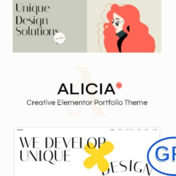 Alicia v1.0.1 – Elementor Portfolio Theme