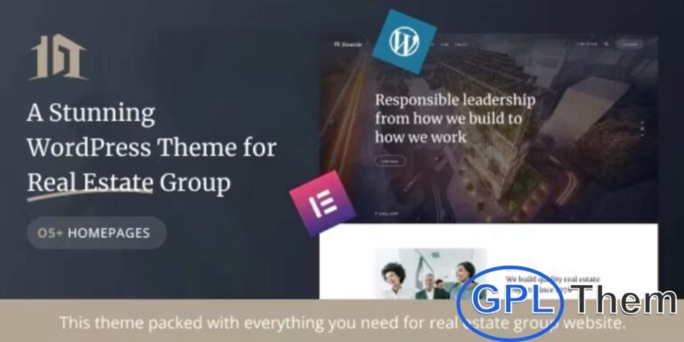 Housale – Real Estate WordPress Theme for Properties & Agencies Housale is a modern and elegant WordPress theme crafted for real estate websites, property listings, agencies, and apartment complexes. Perfect for showcasing a single property, real estate group, or architecture project, this theme combines clean design with powerful functionality.