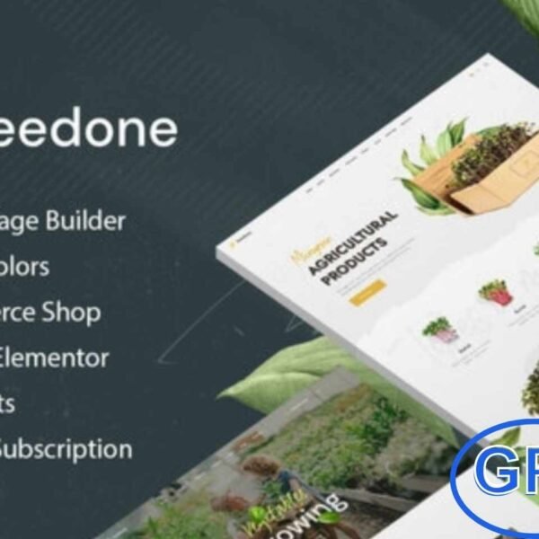 SeedOne v0.0.2 – Agriculture WordPress Theme