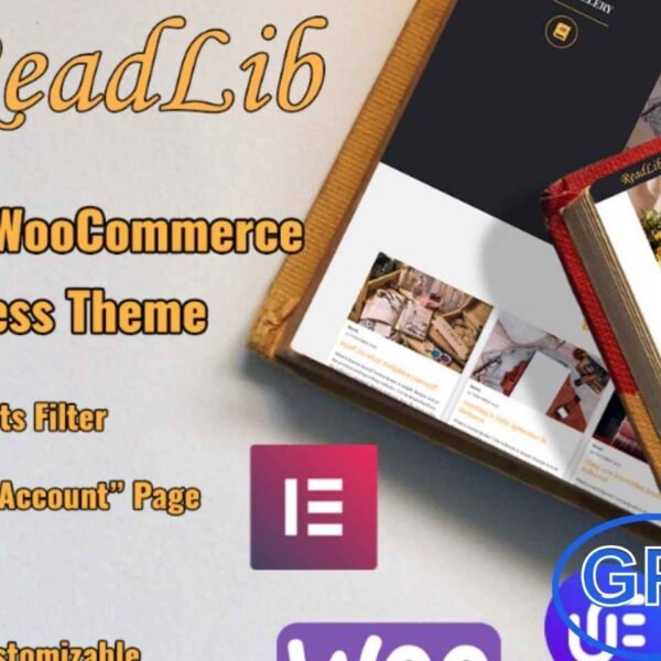 ReadLib – Book Store WooCommerce WordPress Theme ReadLib is a modern and responsive WooCommerce WordPress theme designed for online bookstores, libraries, and book retailers. Its clean and elegant design helps you showcase books effectively while providing a seamless shopping experience.