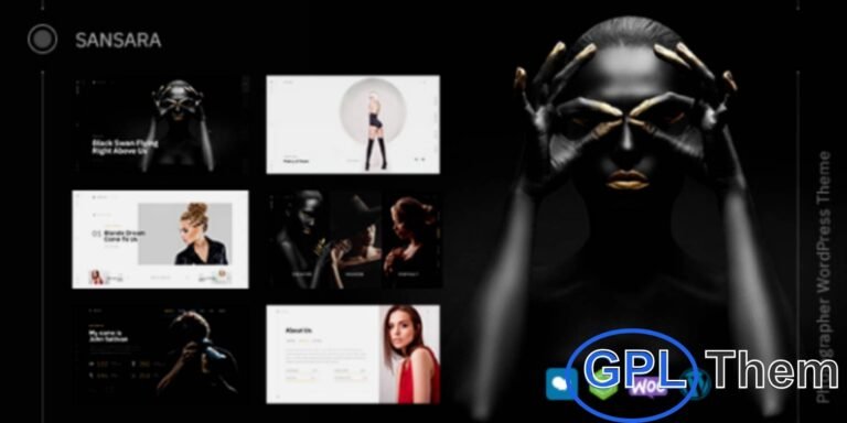 Sansara – Photography WordPress Theme Sansara is a modern and stylish WordPress theme designed for photographers, creatives, and visual artists. It allows you to create a unique and trendy website to showcase your portfolio, photo galleries, and artistic projects.
