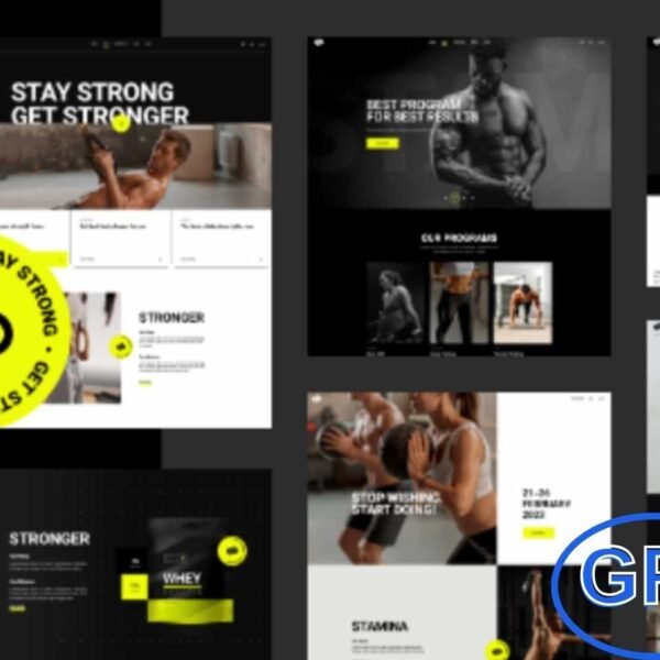 Stronger – Gym & Fitness WordPress Theme Stronger is a modern and fully responsive WordPress theme designed for gyms, fitness centers, personal trainers, and sports shops. It offers professionally crafted templates for fitness consulting, training programs, exercise routines, CrossFit, and sports equipment stores.