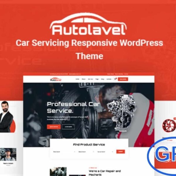 Autolavel – Responsive Car Service WordPress Theme Autolavel is a next-generation, fully responsive WordPress theme designed for car service centers, auto repair shops, and vehicle maintenance businesses. Its modern design and powerful features make it easy to create a professional website quickly.