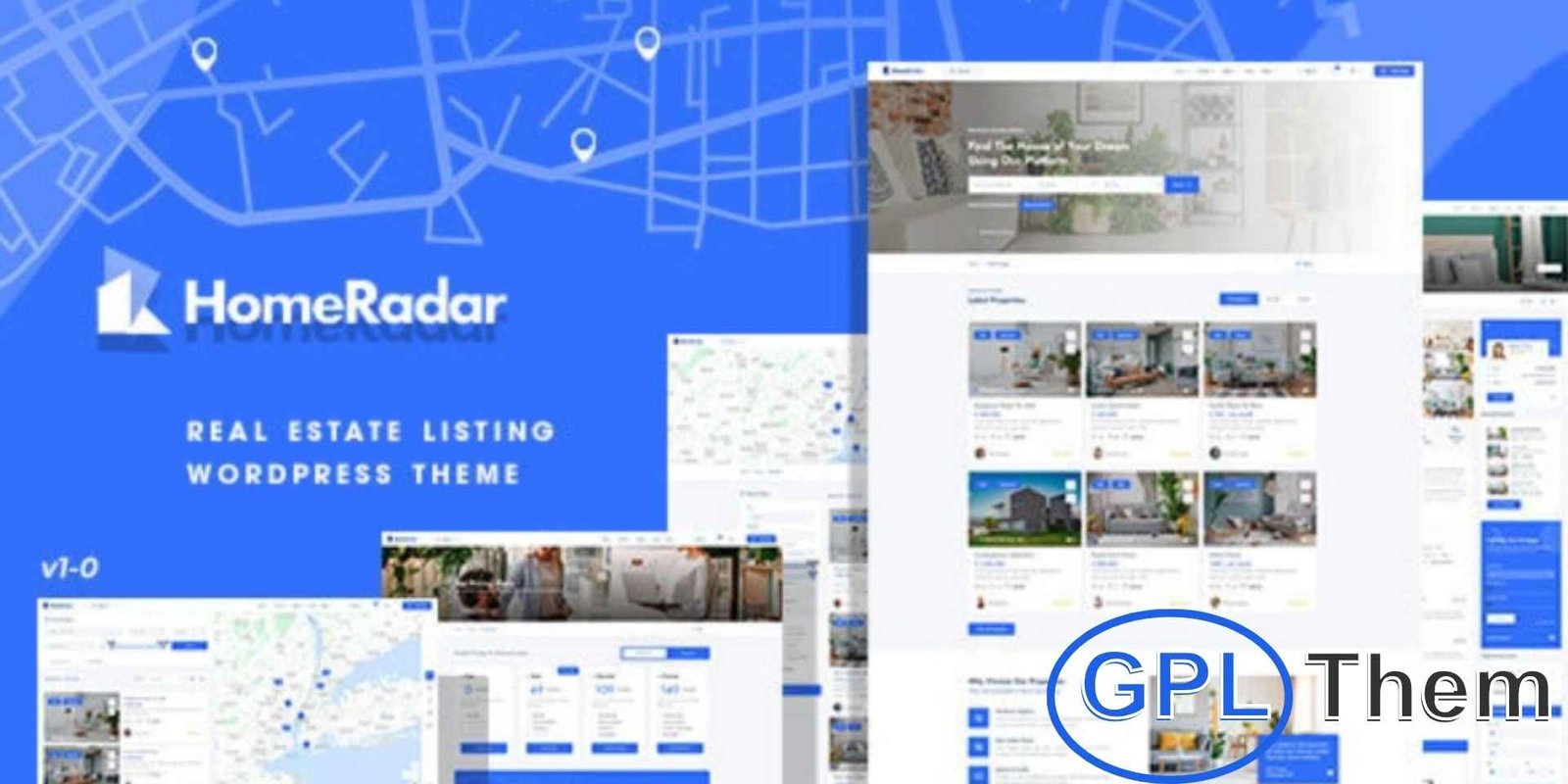 HomeRadar – Real Estate WordPress Theme HomeRadar – Real Estate WordPress Theme HomeRadar is a premium WordPress theme designed for real estate agencies, brokers, and property professionals. With a sleek, modern design and advanced features, it makes showcasing properties, managing listings, and engaging potential buyers effortless.