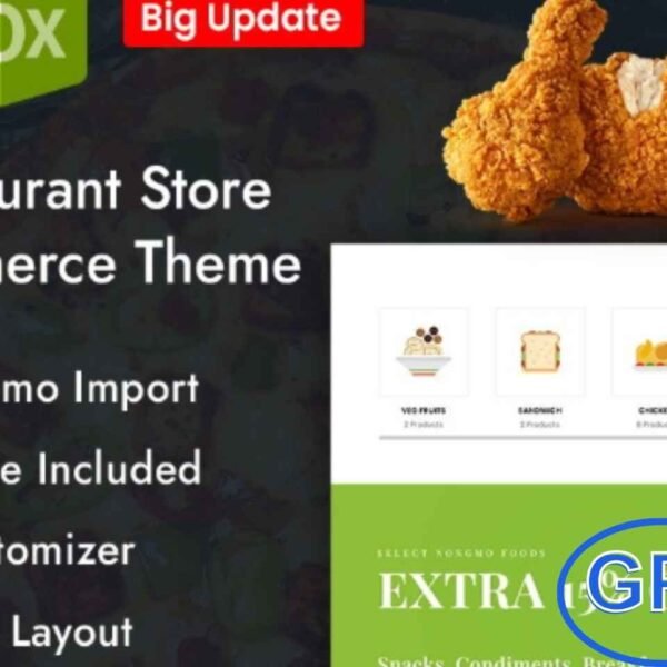 Food Box v1.0 – Restaurant and Cafe Store Elementor WooCommerce Responsive Theme