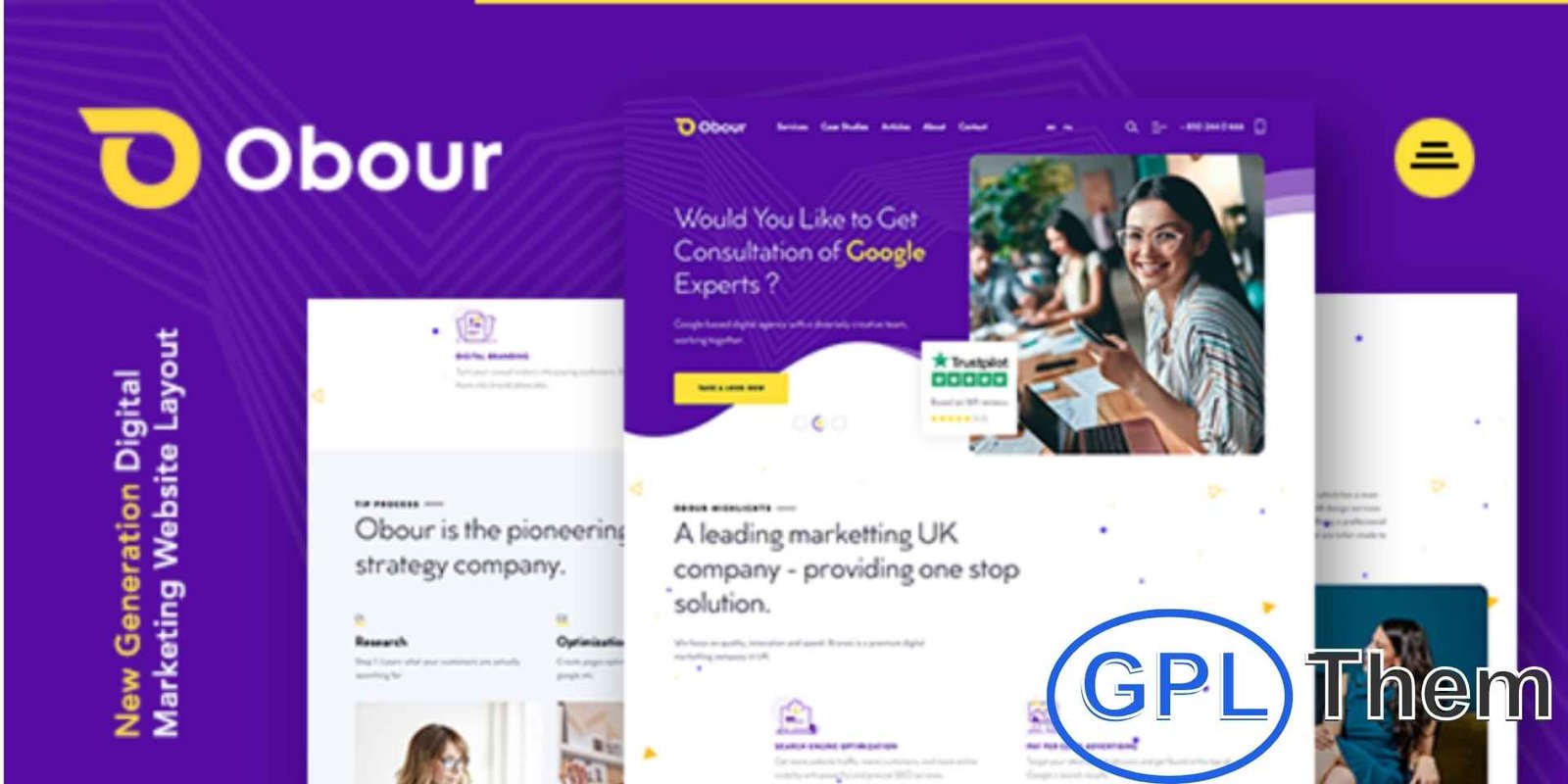 Obour – Digital Marketing Agency WordPress Theme Obour – Digital Marketing Agency WordPress Theme Obour is a modern Digital Marketing Agency WordPress Theme built for agencies, startups, and businesses looking to showcase their services with style.