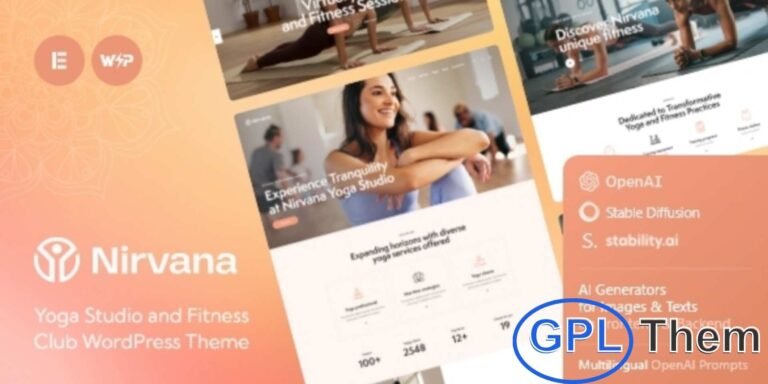 Nirvana – Yoga Studio & Fitness Club WordPress Theme Nirvana is a beautifully designed and authentic WordPress theme created for yoga studios, fitness clubs, and wellness businesses. Perfect for yoga schools, retreat centers, holistic centers, and therapy services, this theme also adapts seamlessly to spas, salons, wellness blogs, and beauty shops.