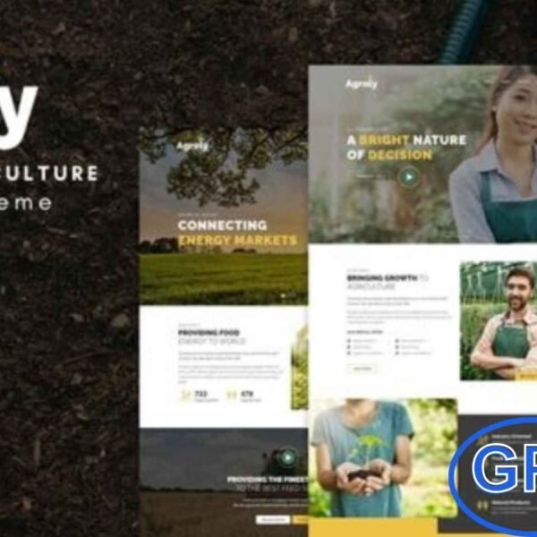 Agroly – Organic & Agriculture Food WordPress Theme Agroly is a clean and modern WordPress theme designed for organic farms, agriculture businesses, vegetable shops, and natural food stores.