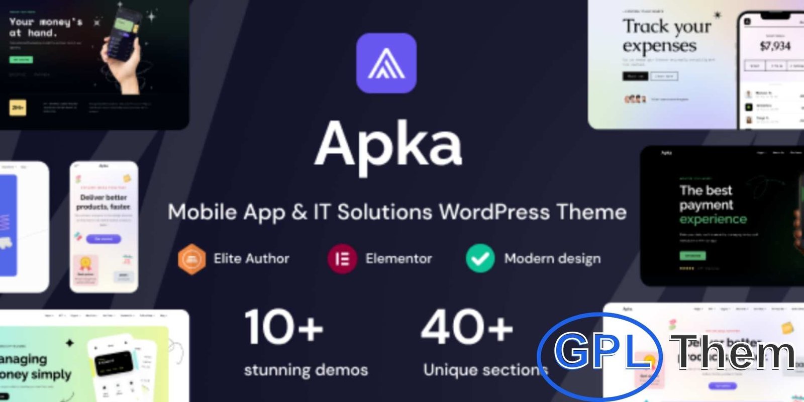 Apka – Crypto App & IT Solutions WordPress Theme Apka – Crypto App & IT Solutions WordPress Theme Apka is a powerful and modern WordPress theme crafted for crypto apps, SaaS startups, IT solutions, software companies, and digital agencies.