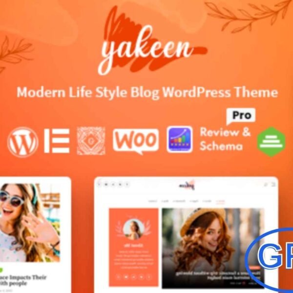 Yakeen – Lifestyle Blog & Magazine WordPress Theme Yakeen is a modern, elegant, and fully responsive WordPress theme designed for lifestyle bloggers, online magazines, and content creators. Its flexible design allows you to create professional blogs with ease, offering a seamless reading experience for your audience.