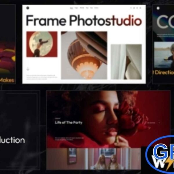Frame – Photo & Video Production WordPress Theme Frame is a modern and responsive WordPress theme crafted for photo and video production businesses. With its sleek and professional design, it’s perfect for photography studios, photo labs, film processing services, and digital printing companies.