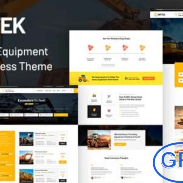 Antek – Construction Equipment Rentals WordPress Theme Antek is a powerful WordPress theme designed for construction equipment and tools rental businesses. With its modern design and flexible layouts, it allows you to showcase your services and products in a professional way.