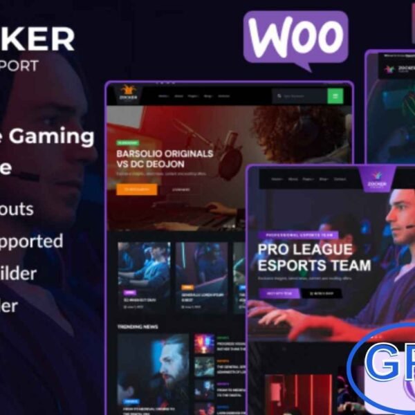 Zocker v1.1 – E-Sports Online Gaming Clan News WordPress Theme
