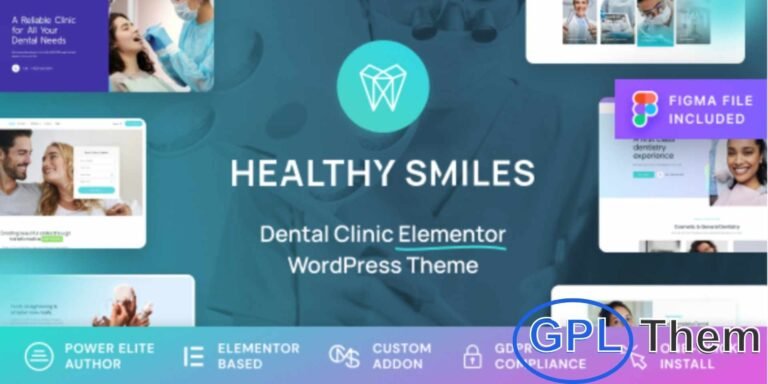 Healthy Smiles – Dental WordPress Theme Healthy Smiles is a modern and professional Dental WordPress theme designed for dentists, orthodontists, and dental clinics. With its clean medical style and specialized features, it’s perfect for showcasing dental care services, cosmetic dentistry, orthodontics, and oral health solutions.