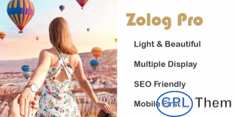 Zolog Pro – WordPress Blog Theme Zolog Pro is a fast, lightweight, and fully customizable WordPress theme designed for bloggers. Its clean, modern design ensures a smooth reading experience while being SEO-friendly to boost search engine visibility. Fully mobile-responsive, Zolog Pro looks great on desktops, tablets, and smartphones.