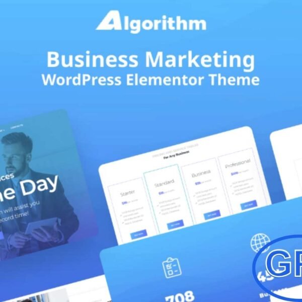Algorithm – Business Marketing WordPress Elementor Theme Algorithm is a powerful Business Marketing WordPress theme designed to showcase your digital agency with style and professionalism. Built with the intuitive Elementor drag-and-drop page builder, it allows you to customize layouts effortlessly without coding.