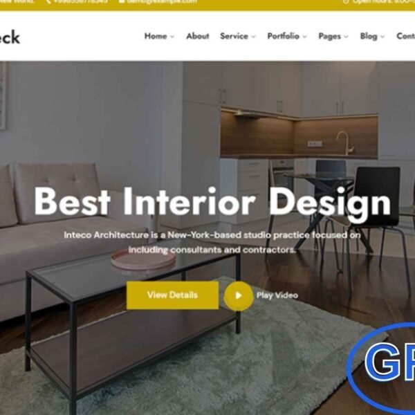 Artteck – Interior Design WordPress Theme Artteck is a modern and responsive Interior Design WordPress Theme built for interior designers, decorators, and creative agencies. With elegant layouts and advanced customization options, it allows you to showcase your services, skills, and projects in a professional way.