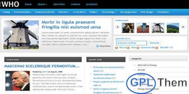 Elegant Themes WhosWho – WordPress Theme Elegant Themes WhosWho WordPress Theme is a stylish and professional theme crafted for bloggers, businesses, and creatives who want a polished online presence.