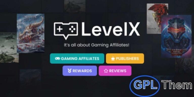 LevelX – Gaming Affiliate WordPress Theme LevelX is a powerful and modern WordPress theme built for gaming affiliate websites. Featuring a sleek design and easy-to-use interface, it provides gaming enthusiasts with the perfect platform to create professional affiliate sites.