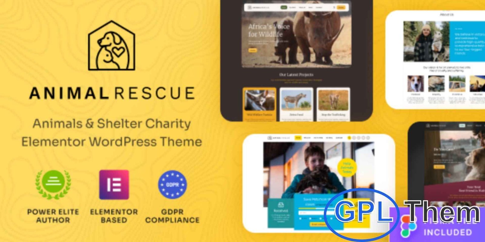 Animal Rescue – Shelter Charity WordPress Theme Animal Rescue – Shelter & Charity WordPress Theme Animal Rescue is a professional WordPress theme designed for NGOs, non-profit organizations, fundraising campaigns, and charity institutions.