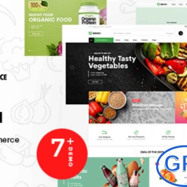 Broxi – Organic & Food WooCommerce WordPress Theme Broxi is a premium WordPress theme designed for organic and food WooCommerce stores. Built on the latest Bootstrap framework, it offers a clean, modern, and user-friendly design perfect for showcasing your products.