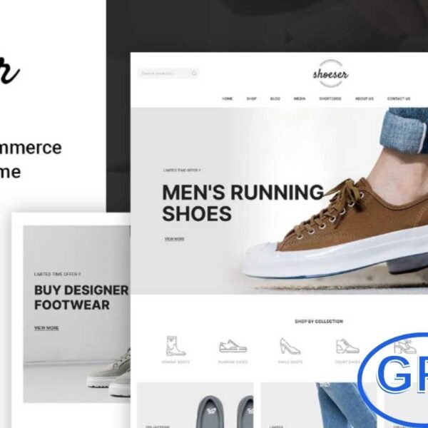 Shoeser – Fashion & Shoes WooCommerce WordPress Theme Shoeser is a modern and stylish WooCommerce WordPress theme designed for online shoe stores, fashion boutiques, and lifestyle brands. With its cutting-edge design and powerful customization options, it allows you to create a professional eCommerce store with ease.