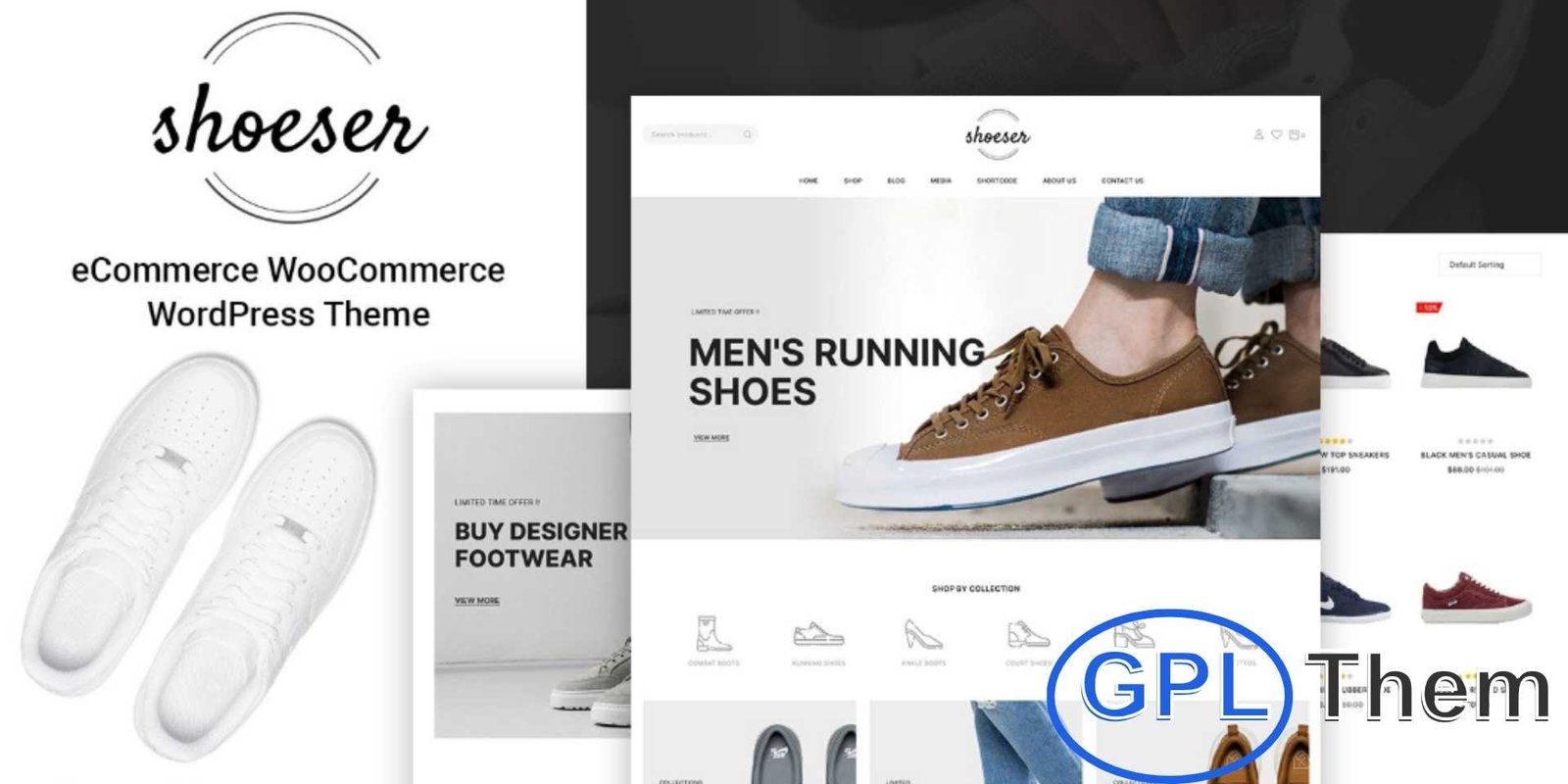 Shoeser – Fashion and Shoes WooCommerce Theme Shoeser – Fashion & Shoes WooCommerce WordPress Theme Shoeser is a modern and stylish WooCommerce WordPress theme designed for online shoe stores, fashion boutiques, and lifestyle brands. With its cutting-edge design and powerful customization options, it allows you to create a professional eCommerce store with ease.