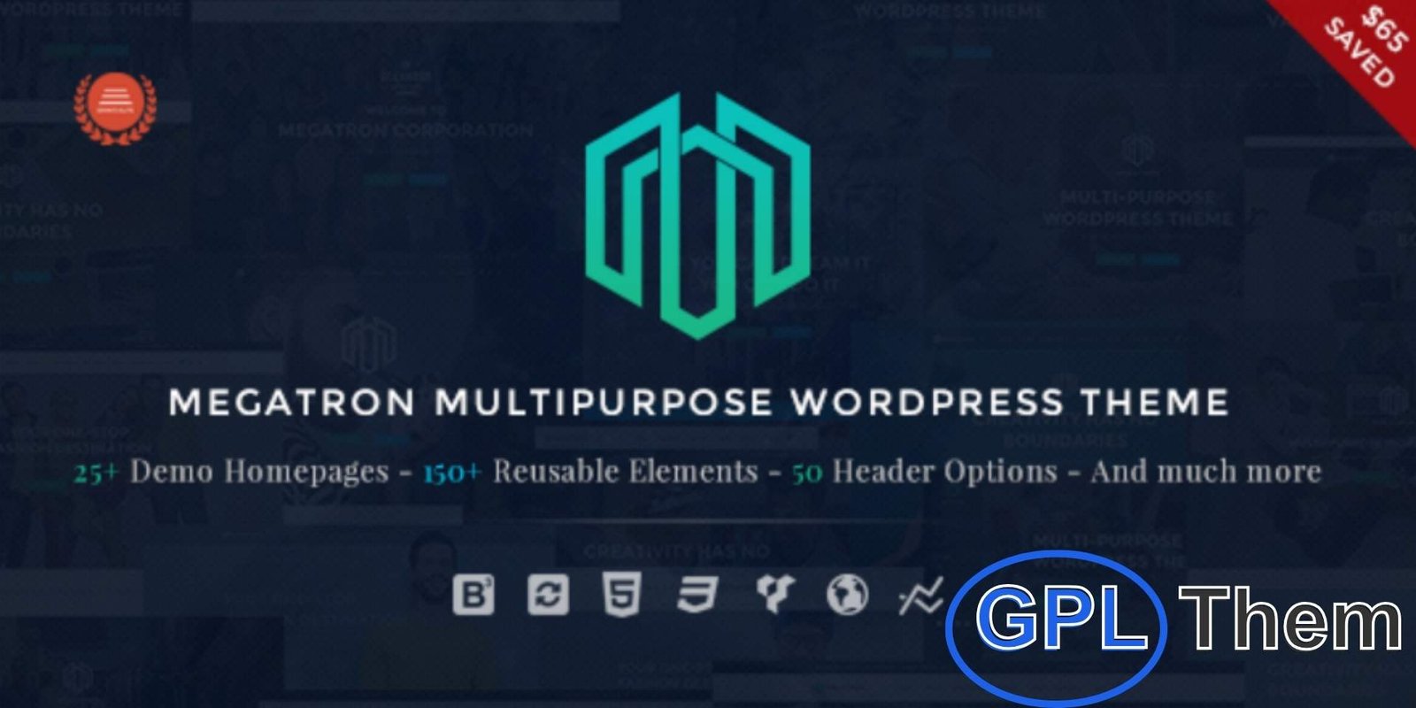 Megatron – Responsive MultiPurpose WordPress Theme Megatron – Responsive Multipurpose WordPress Theme Megatron is a powerful Multipurpose WordPress theme designed to create any type of website with ease. Fully responsive and feature-rich, it comes with a wide range of pre-built templates, layouts, and customization options.