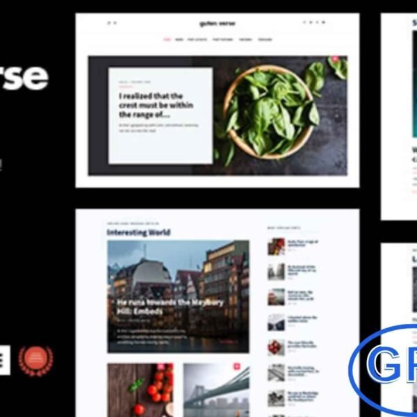 GutenVerse – Magazine & Blog WordPress Theme GutenVerse is a modern WordPress Magazine and Blog Theme designed for publishers, bloggers, and online magazines. Version 2 of GutenVerse is fully compatible with WordPress 5+ and the Gutenberg editor, and it also supports the free Elementor Page Builder for easy drag-and-drop customization.