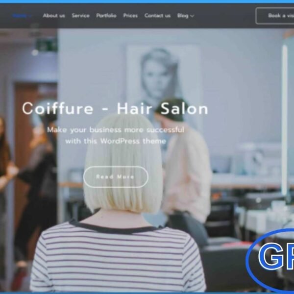 Сoiffure – Hair Salon & Beauty WordPress Theme with Blog Сoiffure is a stylish WordPress theme designed for hair salons, beauty studios, nail salons, and makeup artists. Its modern, elegant design helps showcase services, team members, and client transformations effectively.