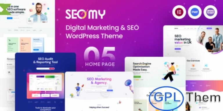 Seomy – Digital Marketing & SEO Agency WordPress Theme (RTL Ready) Seomy is a modern, eye-catching, and minimalistic WordPress theme designed for SEO agencies, digital marketing firms, and corporate businesses.