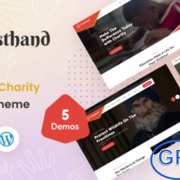 Trusthand – Charity & Nonprofit WordPress Theme Trusthand is a modern and professional WordPress theme crafted for charitable organizations, NGOs, and nonprofit institutions.