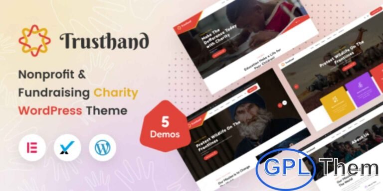 Trusthand – Charity & Nonprofit WordPress Theme Trusthand is a modern and professional WordPress theme crafted for charitable organizations, NGOs, and nonprofit institutions.