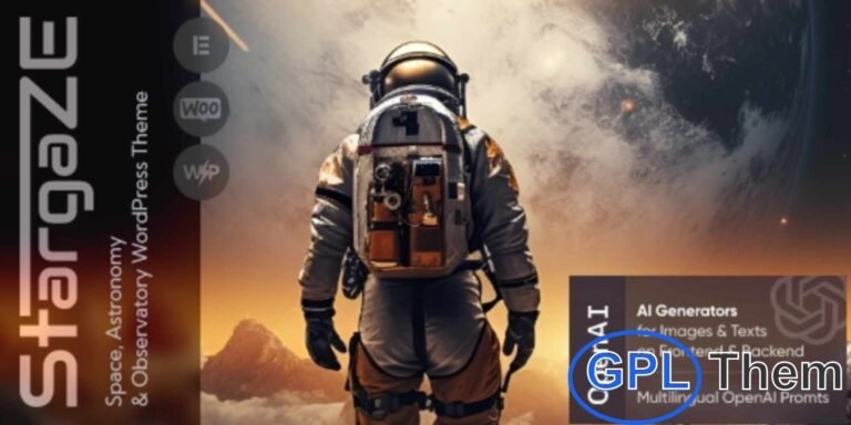 Stargaze – Space, Astronomy and Observatory WordPress Theme Stargaze is a beautifully designed WordPress theme created for space enthusiasts, astronomy blogs, and observatory websites. With its cosmic-inspired layouts and stunning celestial visuals, this theme allows you to showcase galaxies, stars, and astronomical wonders in an engaging way.